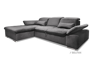 "Престон" диван с оттоманкой; раскл.; 8ML2MR; "Дельфин" (1940х1360); 30177(1)+30177(1) (гр. 1)