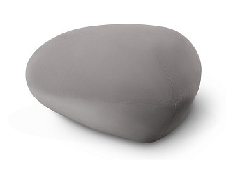 Пуф Дзен Велюр Светло-серый