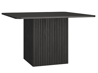 Кухонный стол Хилл 120x120 Древесный черный