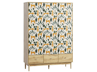 Распашной шкаф Тайрон 3-140x200 Гепард