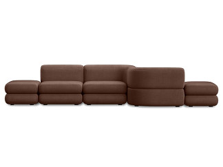 Диван модульный Brera-1 Velour Cinnamon