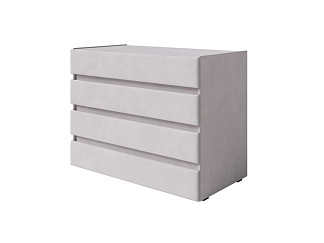 Комод Орматек Prime (Ткань: Велюр Casa Лунный) 105x55
