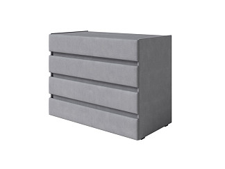 Комод Орматек Prime (Ткань: Рогожка Тетра Стальной) 105x55