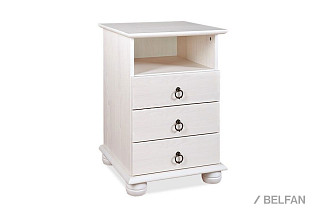 Тумба "Хельсинки-03"; белый воск