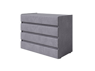 Комод Орматек Prime (Ткань: Микровелюр Manhattan Стальной) 105x55