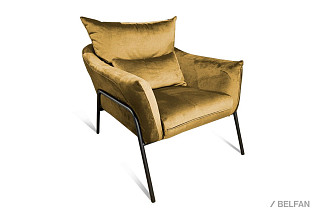 "Купер" кресло; нераскл.; 12; металл черный; 565 (гр 2)