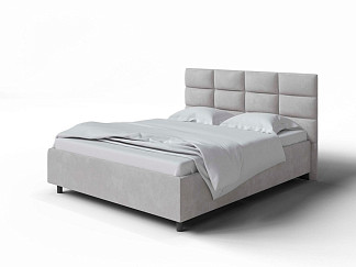 Кровать Como (Veda) 8 с ПМ + Матрас Dream Zone (Ткань: Микровелюр Laska 05 Утренний туман) 180x190