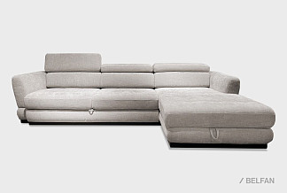 "Орландо" диван с оттоманкой; раскл.; 3ML8MR; "Впередвыкатной" (1580х1920); правый; венге; 30202(0) (гр.1)