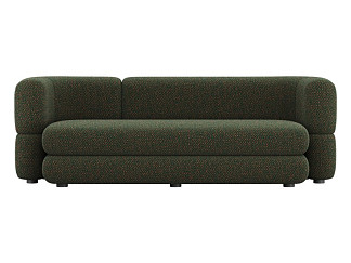 Диван прямой Брера Bucle Green