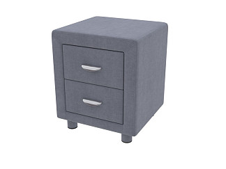 Тумба Verda (Ткань: Микровелюр Marino 30 Графит) 50x40