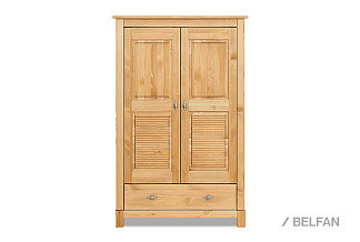 Шкаф для одежды 2-х дв. "Рауна" 21; бейц-масло