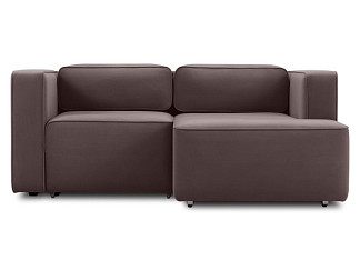 Диван угловой Аронт Мини Velvet Stone