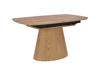 Кухонный стол Маунт 140x80 раскладной Ясень натуральный