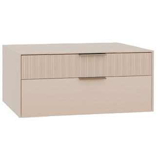 Тумба навесная под телевизор Сохо беж с паспарту Сохо беж