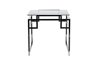 47ED-ET162BL Стол журнальный темн.стекло/темн.хром 60*60*60см