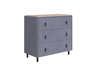 Комод Орматек Sofix (Велюр/ЛДСП Casa Благородный серый/Бунратти) 92x46