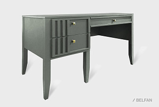 Стол письменный "Чикаго" (1 тумба); платина