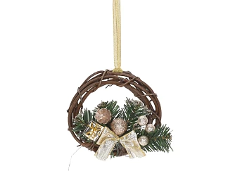 Декорация подвесная Рождественский венок
