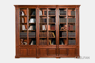 Набор мебели для библиотеки "Престиж-17.3"; ГМ 5931-11; мокко