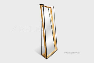 Зеркало напольное "Cube Design"; бейц-масло
