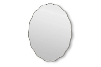 Fancy Oval Silver Зеркало в тонкой раме Smal