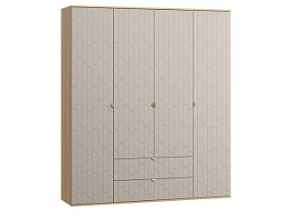 Распашной шкаф Монблан 4-185x215 Грань Латте