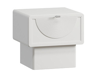 Тумба прикроватная Монсон 1.1-45x42 Белый