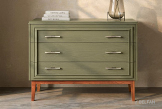 Комод "Сакраменто"; олива, орех