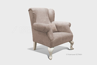 "Шоттэ" кресло; нераскл.; 12; слоновая кость; Royal Velvet 03 (38744)+Royal Velvet 03 (38744); (гр.1)