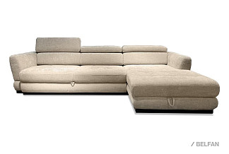 "Орландо" диван с оттоманкой; раскл.; 3ML8MR; "Впередвыкатной" (1580х1920); правый; венге; 251(1) (гр. 1)