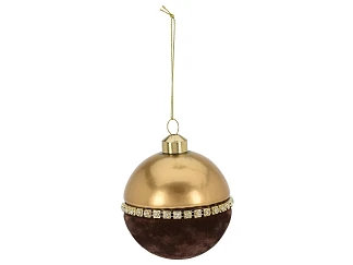 Елочное украшение шар Shiny velvet