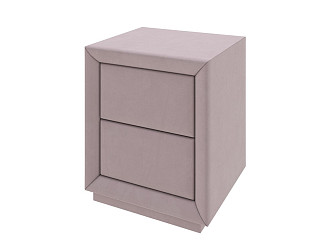 Тумба Verda Modern (Ткань: Микровелюр Manhattan Розовый жемчуг) 50x43