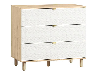 Комод Теджонс-3 Leaf Milk