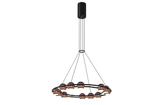 Подвесная люстра Sturm D450*H1500/1675 12*LED*4W