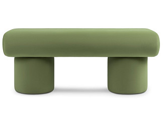 Банкетка Плум Велюр Оливковый