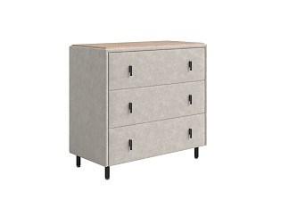 Комод Орматек Sofix (Велюр/ЛДСП Gratta 1 Шампань/Бунратти) 92x46
