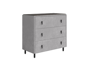 Комод Орматек Sofix (Велюр/ЛДСП Laska 05 Утренний туман/Дуб Кантербери) 92x46