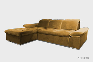 "Престон" диван с оттоманкой; раскл.; 8ML2MR; "Дельфин" (1940х1360); 87(1) (гр.1)