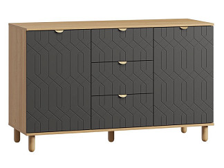 Тумба Теджонс 139x85 Деко Графитовый