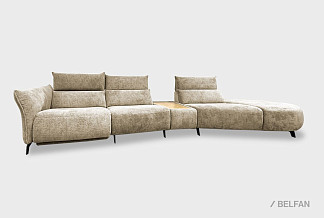 "Флойд" диван индивидуальной  модификации; нераскл.; 1EL+10+1T+7R; PANDORA 307 (гр 1/  БК)