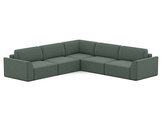 Диван модульный Спейс-М 4 Velvet Olive