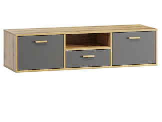 ТВ-тумба подвесная Нордик-4 Wood Grey