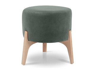 Пуф Лидо Велюр Оливковый