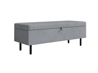 Пуфик Орматек Банкетка Sofix (Велюр Ultra Осенний туман) 122x46