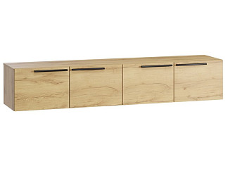 ТВ-тумба подвесная Кимбол 200x37 Дуб Золотистый