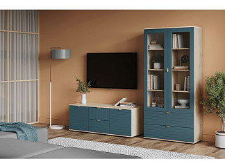 Модульная гостиная Монблан-5 Line Aquamarine