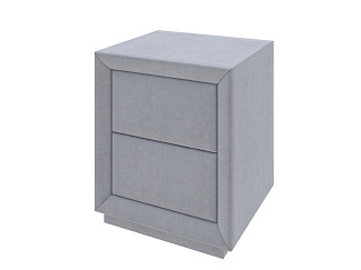 Тумба Verda Modern (Ткань: Микровелюр Marino 28 Стальной) 45x43
