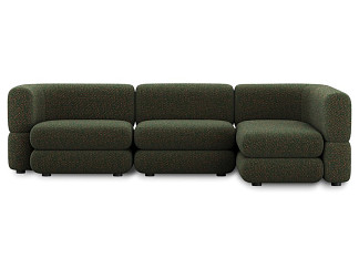 Диван модульный Брера-7 Bucle Green