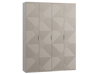 Распашной шкаф Шелтон 4-183x240 Латте