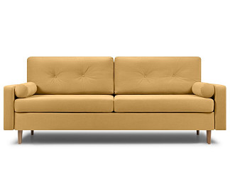Диван прямой Динс Velvet Yellow